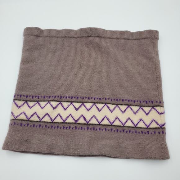 Vintage Craig Craely 100% wool Printed Infinity Scarf - Picture 5 of 7